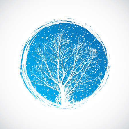 Winter backgroundのイラスト素材