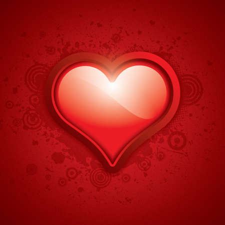 Red grunge valentine background のイラスト素材
