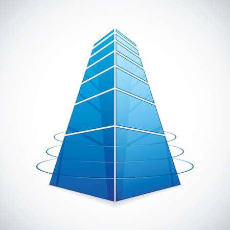 Modern office building のイラスト素材