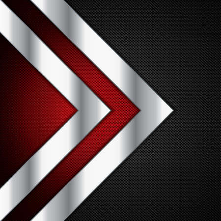 Abstract background, metallic red brochure, vectorのイラスト素材