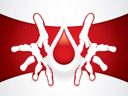 Blood donation vector Medical backgroundのイラスト素材