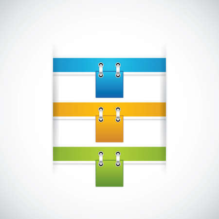 Modern Design template Ribbon のイラスト素材