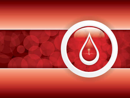 Blood donation. Medical backgroundのイラスト素材