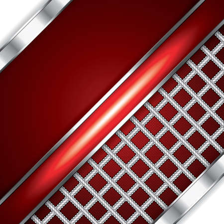 Abstract background, metallic red brochureのイラスト素材