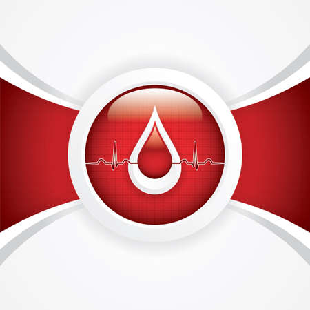 Blood donation.Medical backgroundのイラスト素材