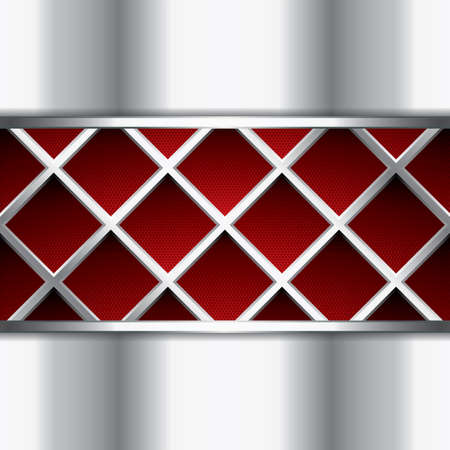 Abstract background, metallic red brochure, vectorのイラスト素材