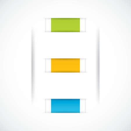 Modern Design template.Ribbon vectorのイラスト素材