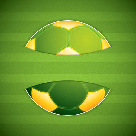 Soccer ball background.Vectorのイラスト素材