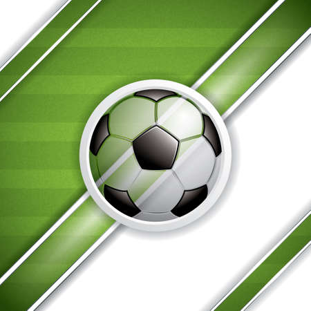 Soccer ball brochure.のイラスト素材