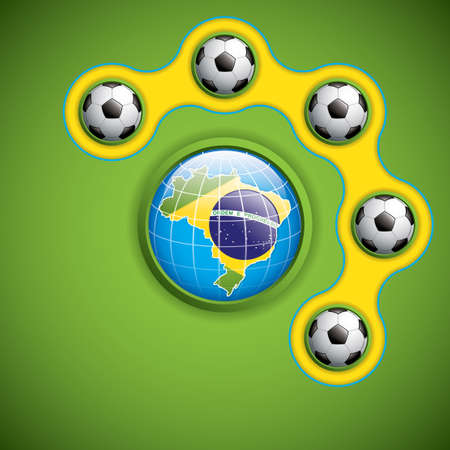 Soccer ball background.Vectorのイラスト素材