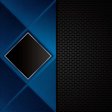 Abstract background, metallic blue brochure, vectorのイラスト素材