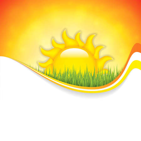 Summer background with place for your content.Vectorのイラスト素材