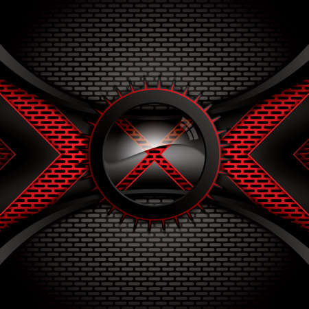 Abstract background, metallic red brochure, vectorのイラスト素材