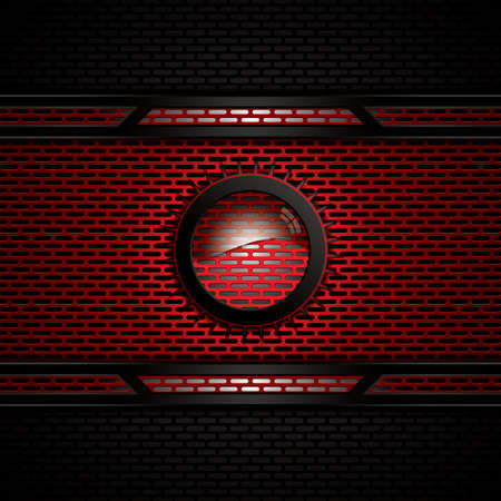 Abstract background, metallic red brochure, vectorのイラスト素材