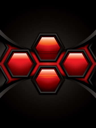 Abstract background, metallic red brochure, vectorのイラスト素材