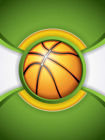 Basketball brochure.Vectorのイラスト素材