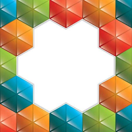 Abstract geometric triangular background - eps10 vectorのイラスト素材