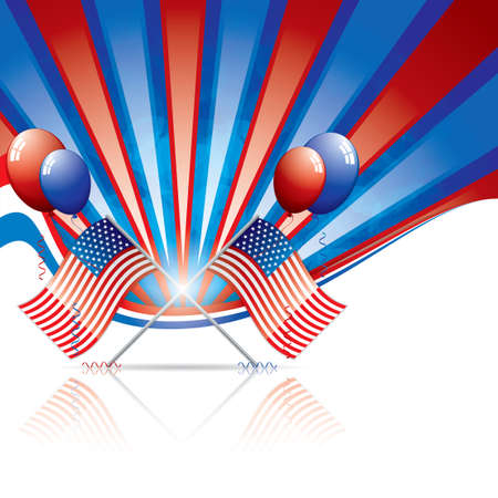 Independence day background.Vectorのイラスト素材