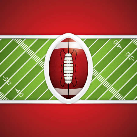 American football. Vector illustrationのイラスト素材