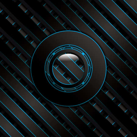 Abstract background, metallic blue brochure, vectorのイラスト素材