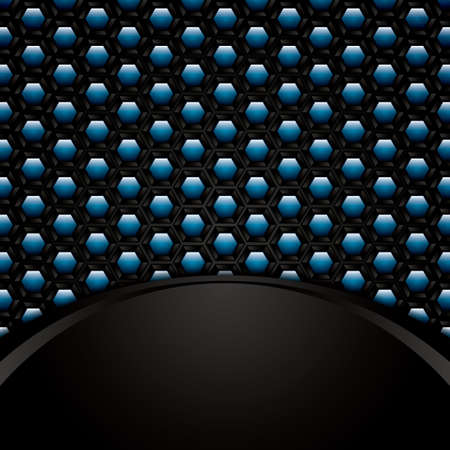 Abstract background, metallic blue brochure, vectorのイラスト素材