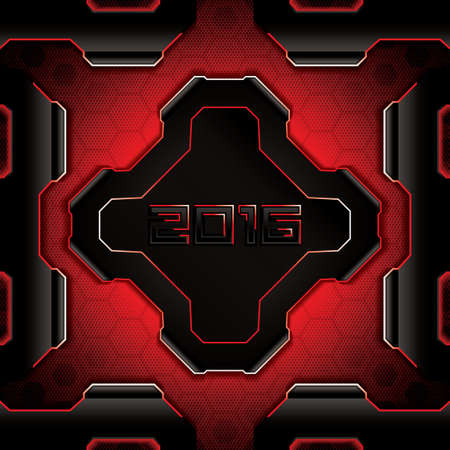 Abstract hi-tech background - vector illustrationのイラスト素材