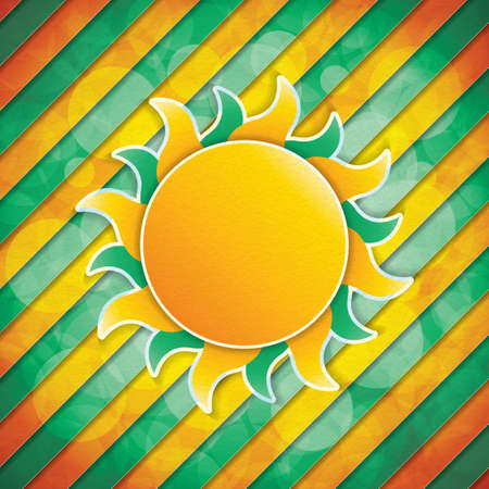 Summer background.Vectorのイラスト素材