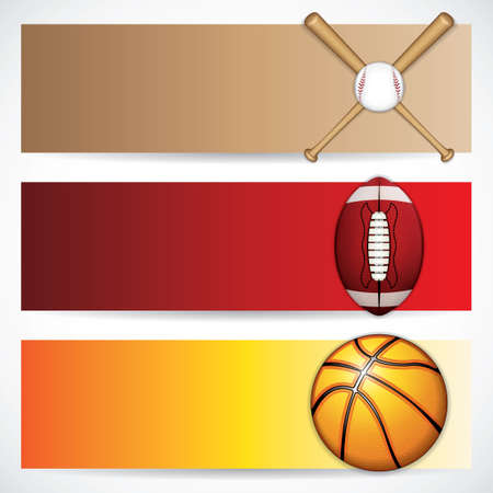 Sport banners. Vector illustrationのイラスト素材