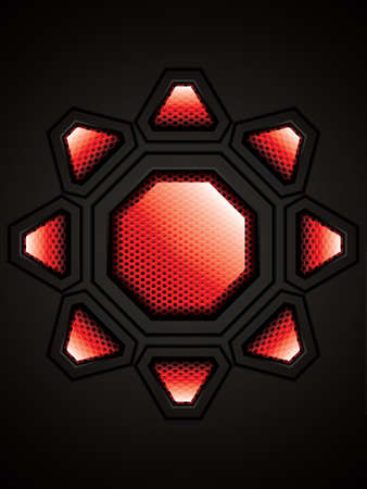 Abstract background, metallic red brochureのイラスト素材