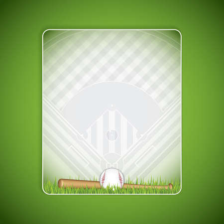Baseball brochure.のイラスト素材