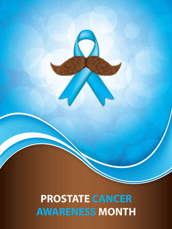 Prostate Cancer Awareness Month.Cancer Ribbon Background.Vector illustration.のイラスト素材