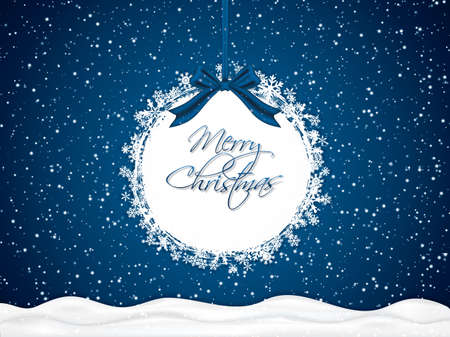 Christmas decoration background with space for textのイラスト素材