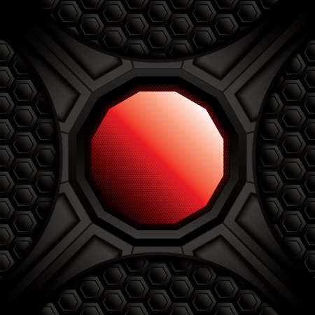 Abstract background with red button in the middle vector illustrationのイラスト素材
