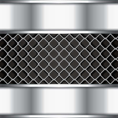 Abstract background, wire fence, vector illustrationのイラスト素材