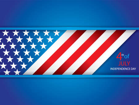Fourth of july independence day of the usaのイラスト素材