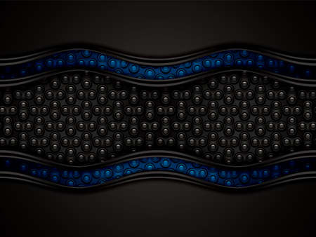 Abstract background, metallic blue brochure, vectorのイラスト素材