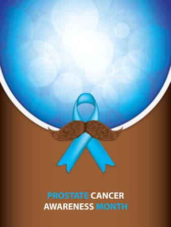 Prostate Cancer Awareness Month.Cancer Ribbon Background.Vector illustration.のイラスト素材