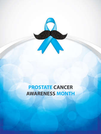 Prostate Cancer Awareness Month.Cancer Ribbon Background.Vector illustration.のイラスト素材
