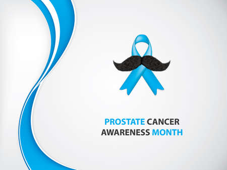 Prostate Cancer Awareness Month.Cancer Ribbon Background.Vector illustration.のイラスト素材