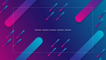 Colorful abstract futuristic shapes background. Modern geometric gradient backdrop. Creative cover...