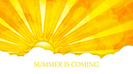 Summer is comingのイラスト素材