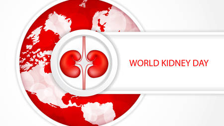 World kidney dayのイラスト素材
