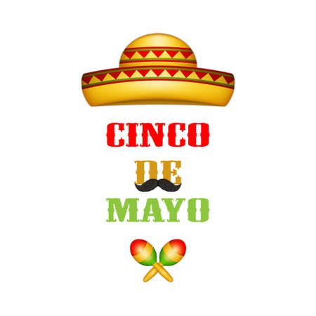 Cinco De Mayo poster design, vector illustrationのイラスト素材