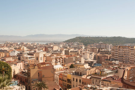Landscape of Cagliariの写真素材
