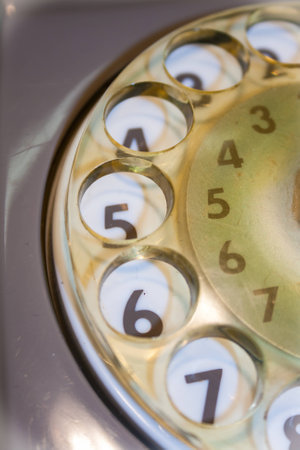Call in the 70 - rotary telephoneの写真素材