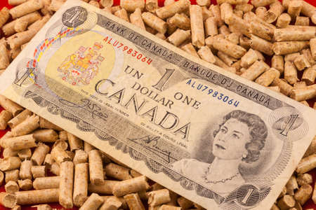 Saving Pellet Canada Queen Elizabethの写真素材