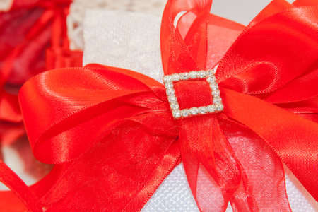 Red Thoughts for weddings. Little Object.の写真素材