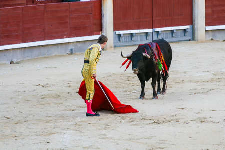 Bullfighting in las ventas Madrid Spain.の写真素材