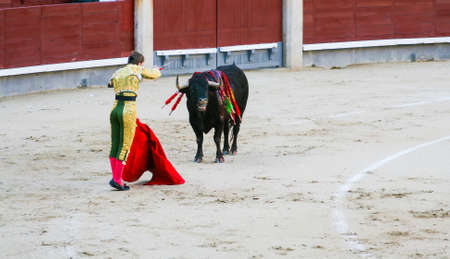 Bullfighting in las ventas Madrid Spain.の写真素材