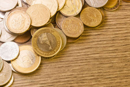 Old Europe Coins. lire drachmas francs pounds marks